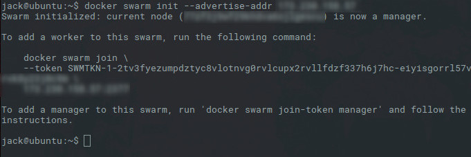 Command to join Docker Swarm Command to join Docker Swarm