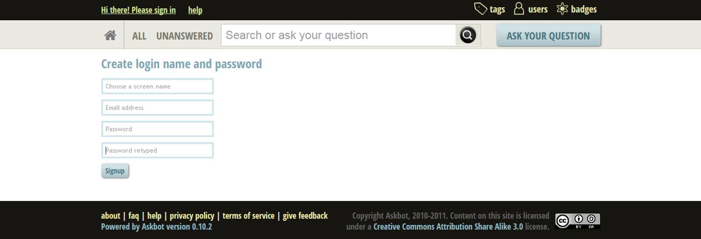 create a admin username and password create a admin username and password